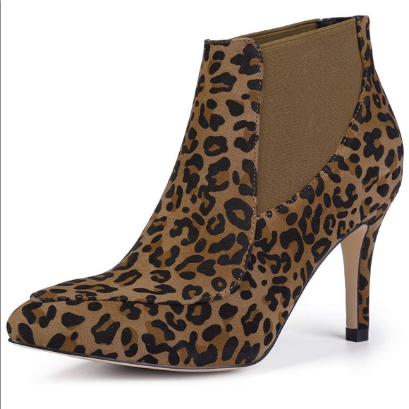Allegra K Shoes - Leopard Print Bootie (Excellent Condition)